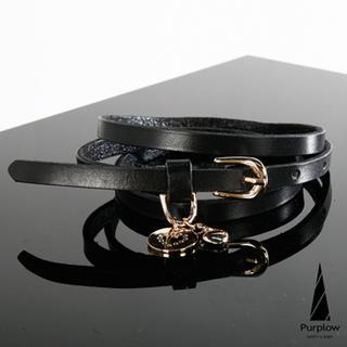 Faux-leather Belt
