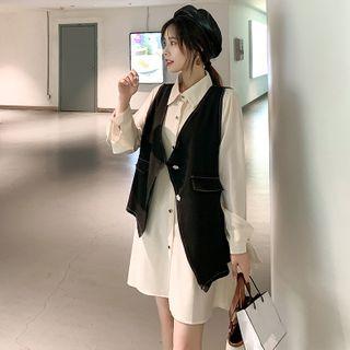 Plain Vest / Plain Shirt Dress