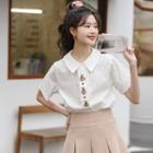 Short-sleeve Bear Shirt White - One Size