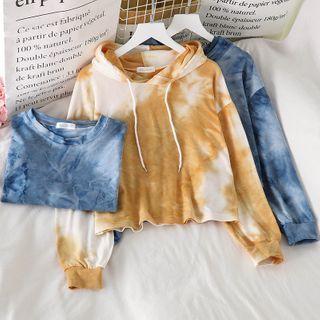 Tie-dye Crop Pullover - 2 Colors