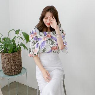 Tie-strap Pattern Top
