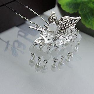 Butterfly Tasseled Hair Pin