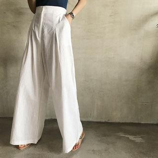 Zip-front Maxi Culottes