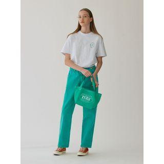 Short-sleeve Logo-printed T-shirt (light Gray)