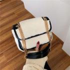 Faux Fur Chain Strap Crossbody Bag