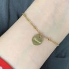 Lettering Bracelet Gold - One Size