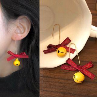 Bell Earring 1 Pair - 1227a# - Yellow & Red - One Size