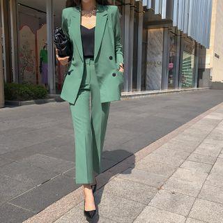 Office Look Basic Blazer & Pants Set