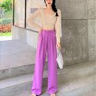 Square Neck Lace Top / Dress Pants
