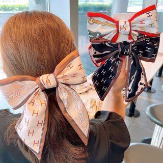 Print Ribbon Hair Clip