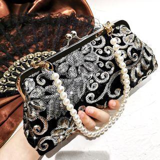 Sequin Embroidered Handbag