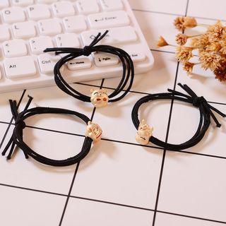 Alloy Pig Hair Tie