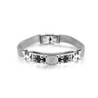 Fashion Personality Twelve Constellation Gemini 316l Stainless Steel Bracelet Silver - One Size