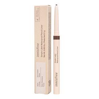 Innisfree - Simple Label Waterproof Pencil Liner - 4 Colors #03 Choco Brown