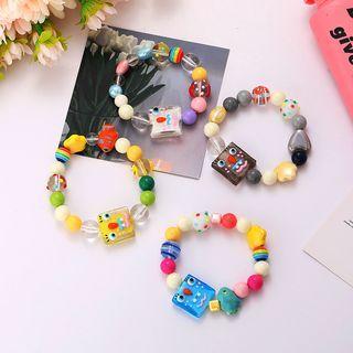 Monster Ceramic Glass Bead Bracelet