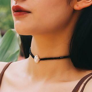 Faux Crystal Choker