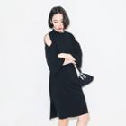 Cutout Shoulder Dress