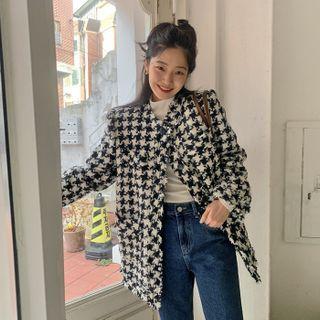 Herringbone Tweed Jacket One Size