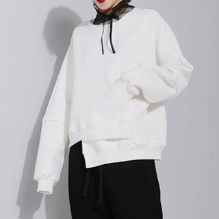 Plain Irregular Sweatshirt