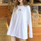 Long-sleeve Crescent T-shirt