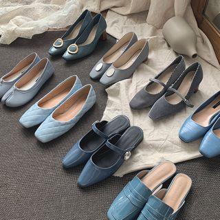 Faux Leather Flats / Pumps / Mules (various Designs)