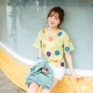 Big Colourful Dots Tee