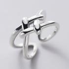 Knot Ring S925 Silver - As Shown In Figure - One Size