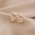 Disc Dangle Earring 1 Pair - E2855 - As Shown In Figure - One Size