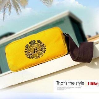Printed Canvas Cross Bag