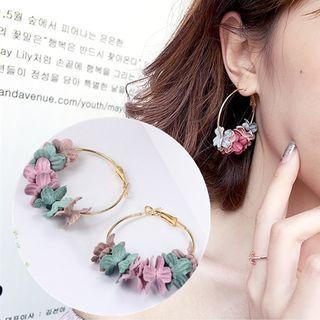 Petal Hoop Earring