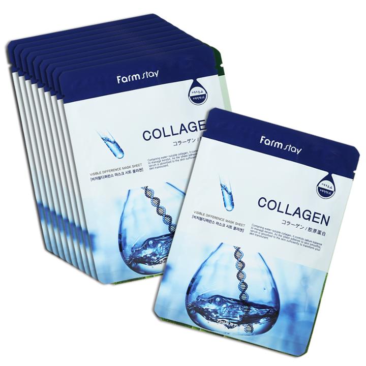 Farm Stay - Visible Difference Mask Sheet Collagen 10 Pcs