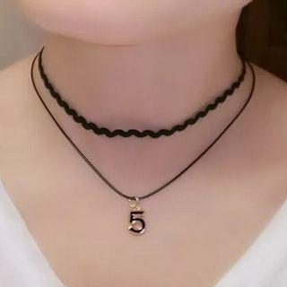 Number 5 Double-layer Choker