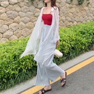 Long Light Shirt White - One Size