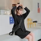 Crew-neck Boxy T-shirt Dress