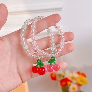 Cherry Coil Hair Tie