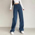 Knitted Wide-leg Jeans