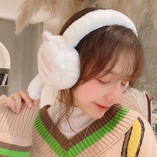Cat Chenille Earmuffs