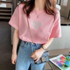 Heart Rhinestone T-shirt