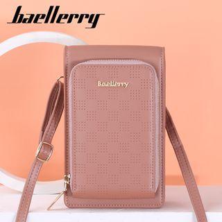 Faux Leather Vertical Wallet