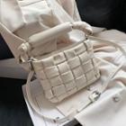 Top Handel Woven Crossbody Bag