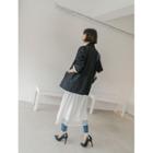 Patch-pocket Single-breasted Longline Blazer