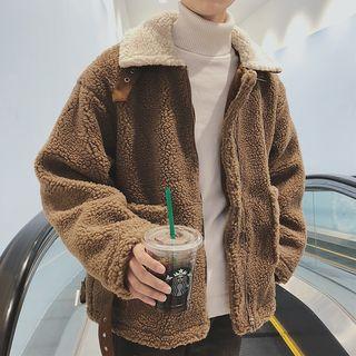Fleece-lined Loose-fit Fleece-lined Jacket