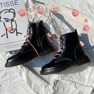 Lace-up Back Short Boots (various Designs)