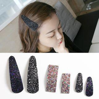 Glitter Hair Clip (various Designs)