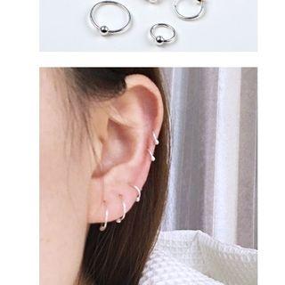 Sterling Silver Single Ear Cuff