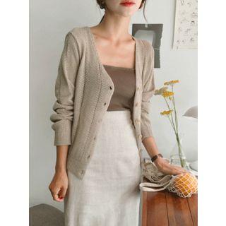 Ribbed Colored Camisole Top