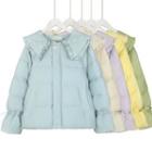 Ruffle-trim Padded Jacket In 5 Colors