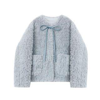 Ribbon Fleece Jacket