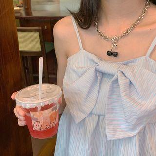 Bow Camisole Top Light Blue - One Size