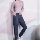 Set: Long-sleeve Sports Top + Sweatpants